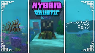 This Is The BEST Aquatics Mod In Minecraft (Hybrid Aquatic Fabric 1.19.2+ Mod Showcase)