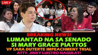 VP SARA DUTERTE BUKING NA SI MARY GRACE PIATTOS LUMANTAD NA!! ZULEIKA LOPEZ ATTY LUISTRO RAFFY TULFO