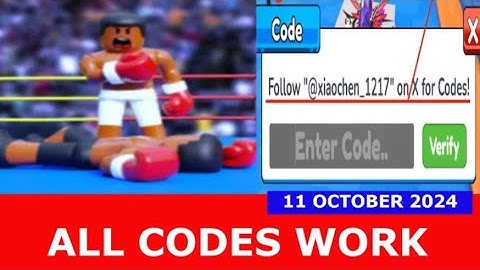 *ALL CODES WORK* Boxing Clicker Simulator ROBLOX | OCTOBER 11, 2024