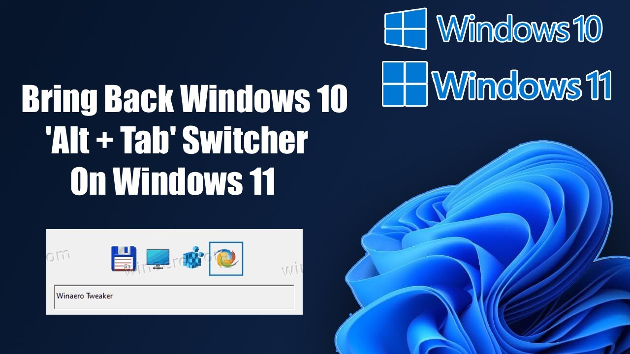 Bring Back Windows 10 'Alt + Tab' Switcher On Windows 11 - YouTube