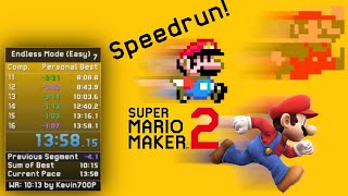 I'm a Speedrunner Now? Mario Maker Endless Easy!