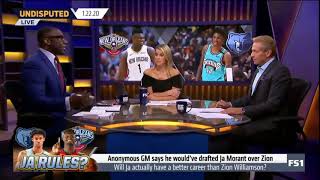 Skip and Shannon UNDISPUTED - Shannon compares Zion to Ja Morant: Who better than?