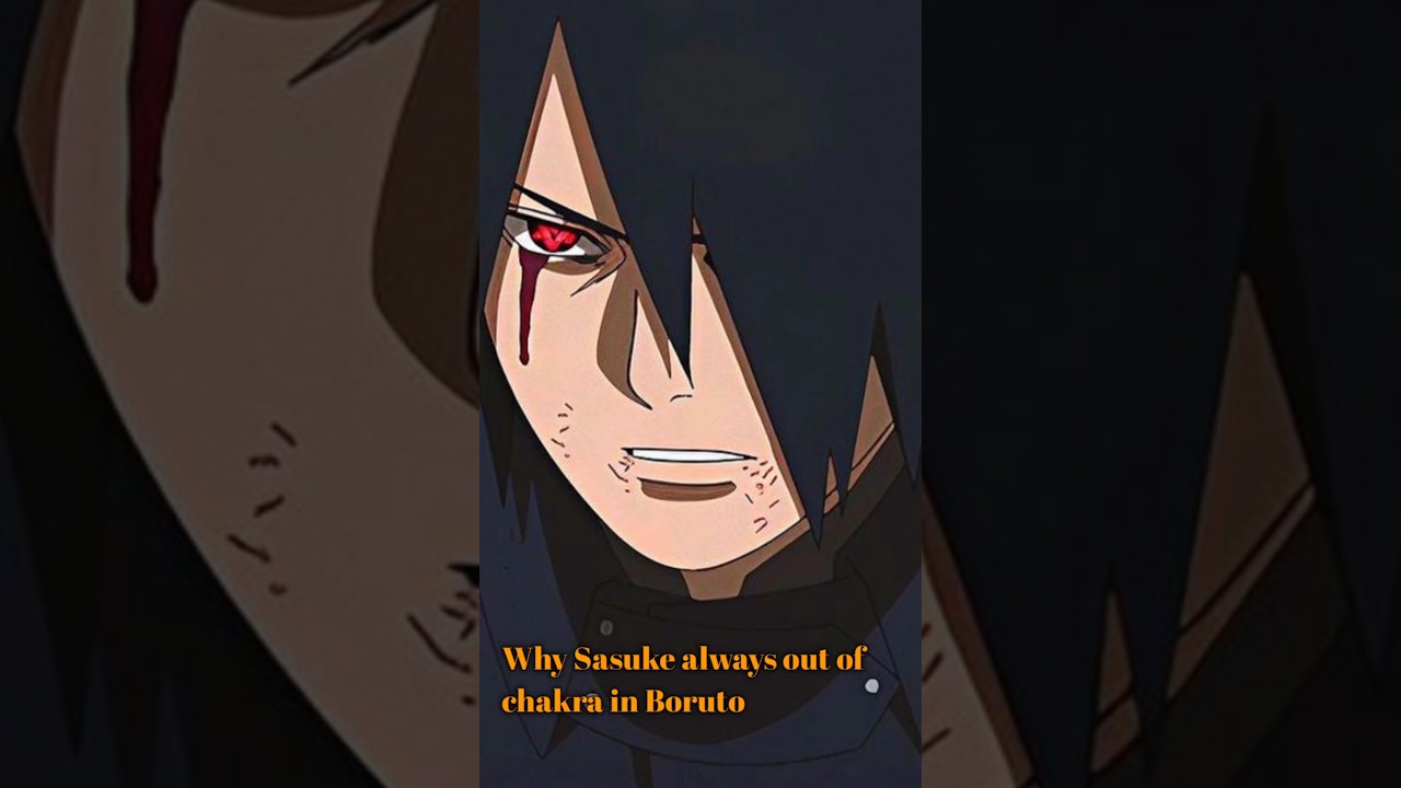 Why Sasuke always out of chakra in Boruto 