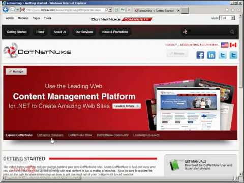 How to charge users to create portals in DotNetNuke - part 2/2 - Video #305