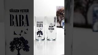 Babalar Günü Özel İsim Baskılı Rakı Ve Viski Bardakları