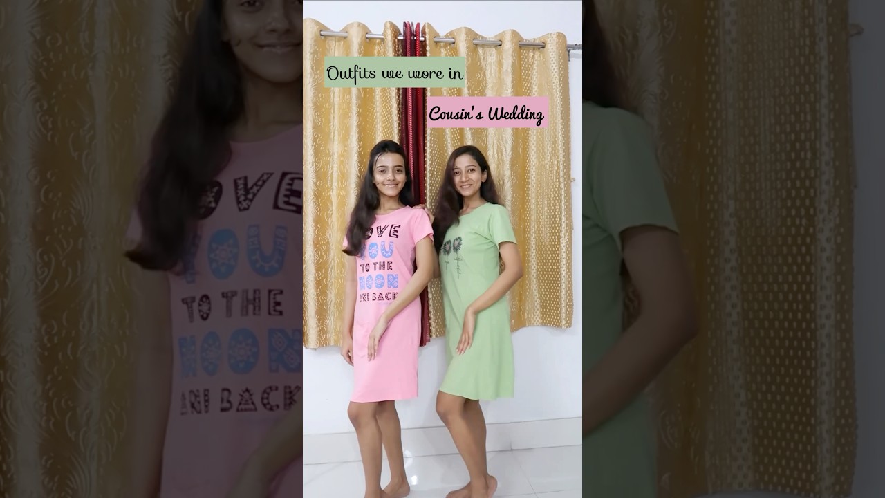 Outfits wore in Cousin’s Wedding ❤️👍 
