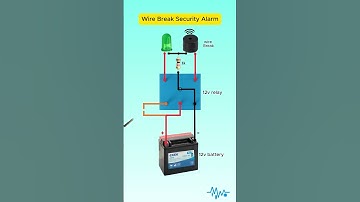 Simple Wire-Cut Alarm System 12V #Shorts