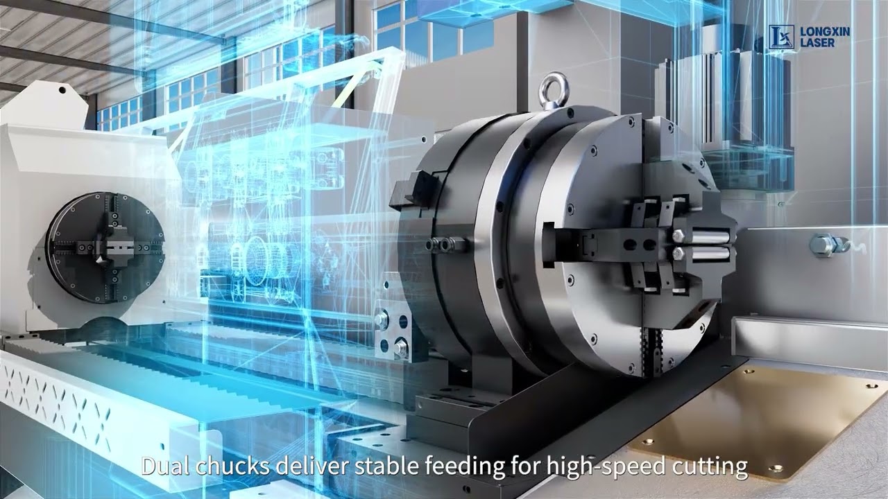 Longxin laser tube cutting machine：K6 6HT 