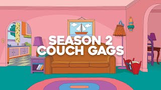 The Simpsons Season 2 Couch Gags