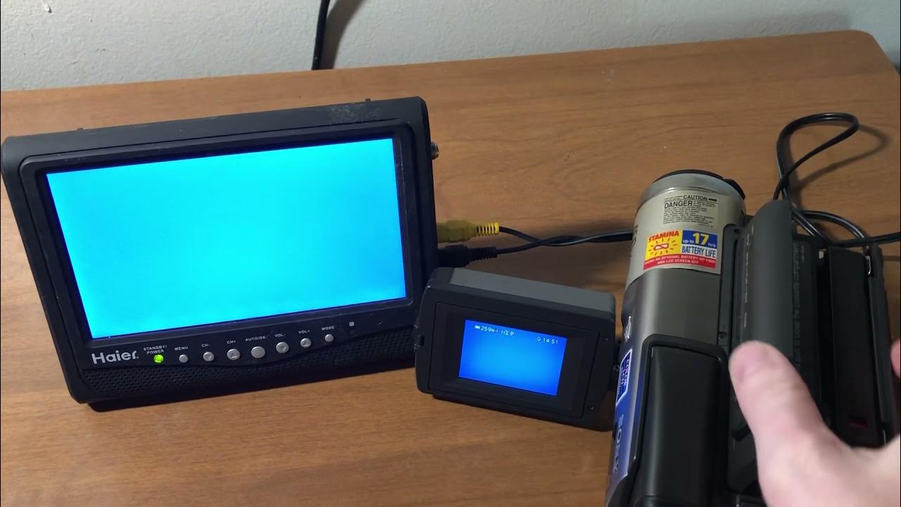 Testing Sony CCD-TRV58 - YouTube