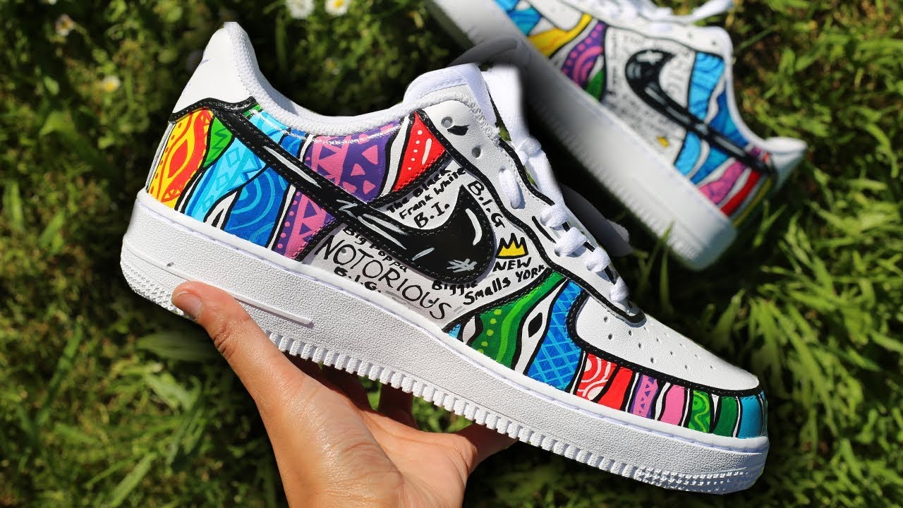 Notorious B.I.G. Nike Air Force One COOGI Customs 