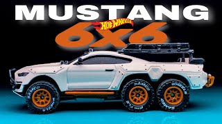 Ford Mustang Shelby GT500 6X6 Hotwheels Custom