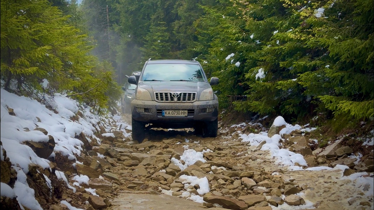 Карпати 4x4: день 2–3 — туристичні маршрути, краєвиди та офроуд відпочинок | Prado, Jimny, Wrangler