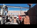 Placing Steel I Beams for Brick Home | Part 3