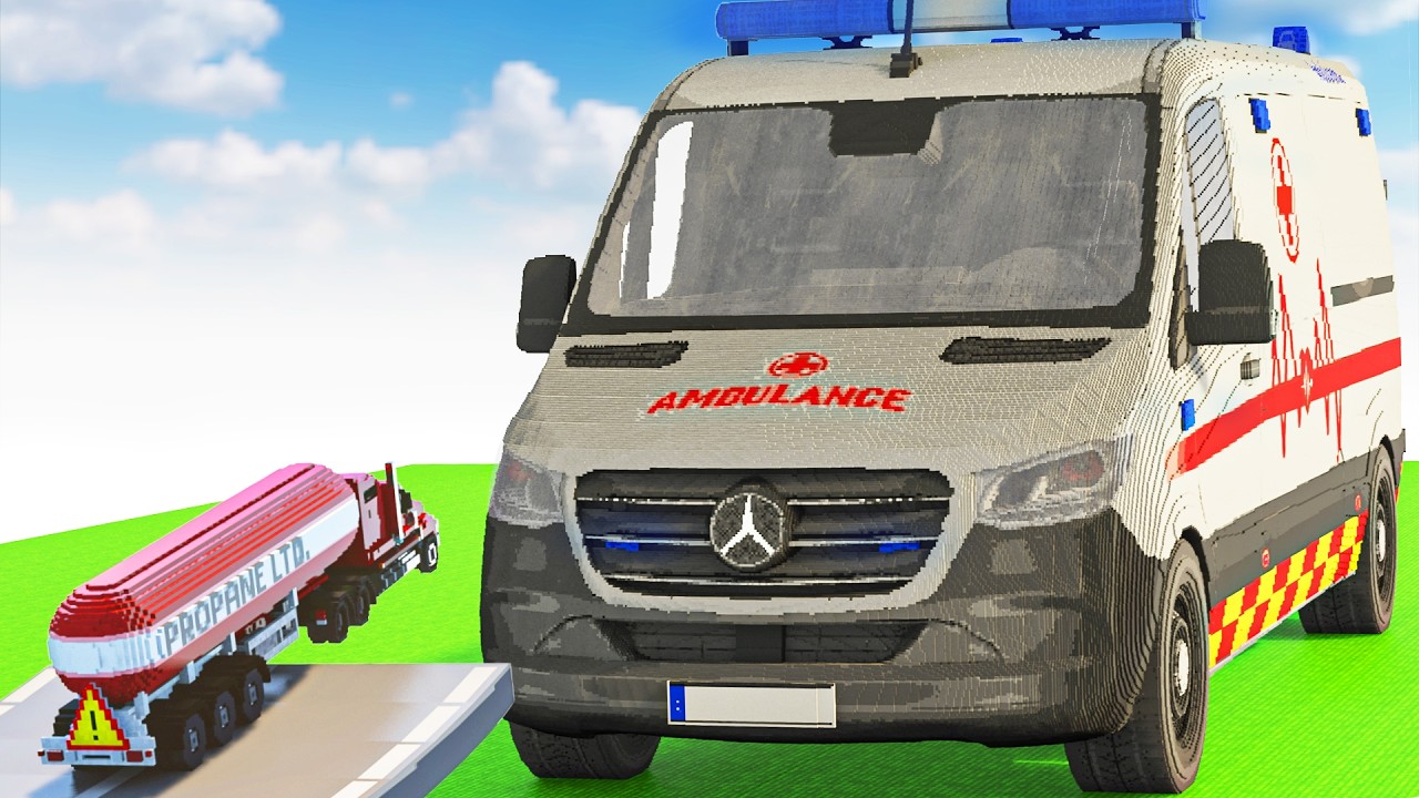 Cars vs Ambulance | Teardown