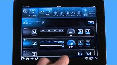 iPad Adjust a Variable Speed Pump | OmniLogic Automation System