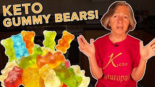 Refreshing Treat - Keto Gummy Bears!  A sugar free treat for the whole family - great for PSMF days!