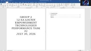 DOCUMENT WORD MANAGEMENT USING EXCEL DATA (PERFORMANCE TASK 2)