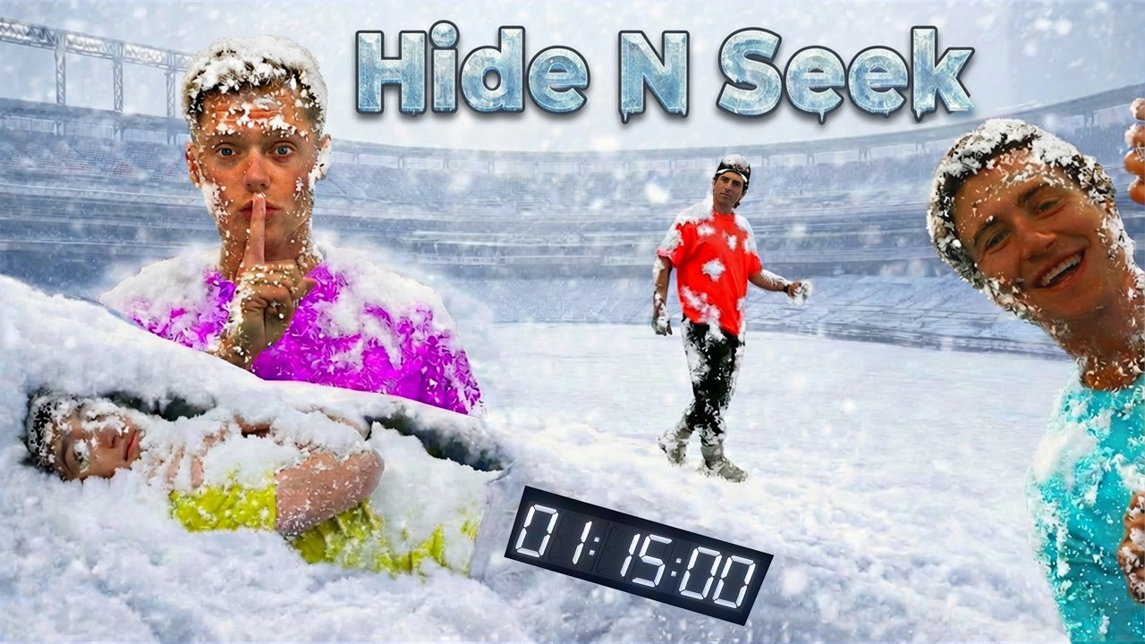 Hide N Seek During A Blizzard!