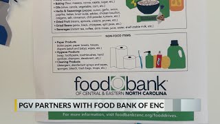 Pitt-Greenville Airport partners with food bank to combat hunger