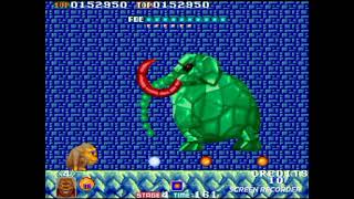 Toki (Arcade) All Bosses (No Damage + Ending)