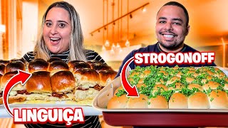 O MELHOR LANCHE QUE VOCÊ VAI FAZER  | STROGONOFF E LINGUIÇA COM @reviewsporsp