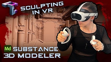 POLYCOSM | How VR Sculpting In Adobe Substance 3D Modeler Transformed My Illustration Workflow