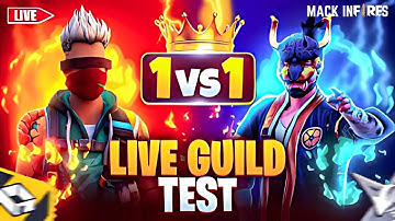 FREE FIRE LIVE GIVEAWAY CUSTOM ROOMS FF LIVE GIVEAWAY & GUILD TEST FREE FIRE LIVE GUILD TESTING