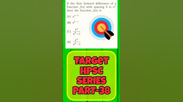 Numerical Analysis Problem: Finding the Function f(x) from First Forward Difference 🔍 | Target HPSC