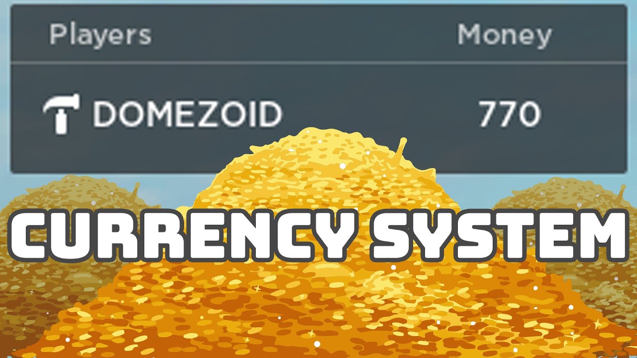 How To Create A Currency System That Saves In Roblox Studio Youtube - how to make a money system in roblox