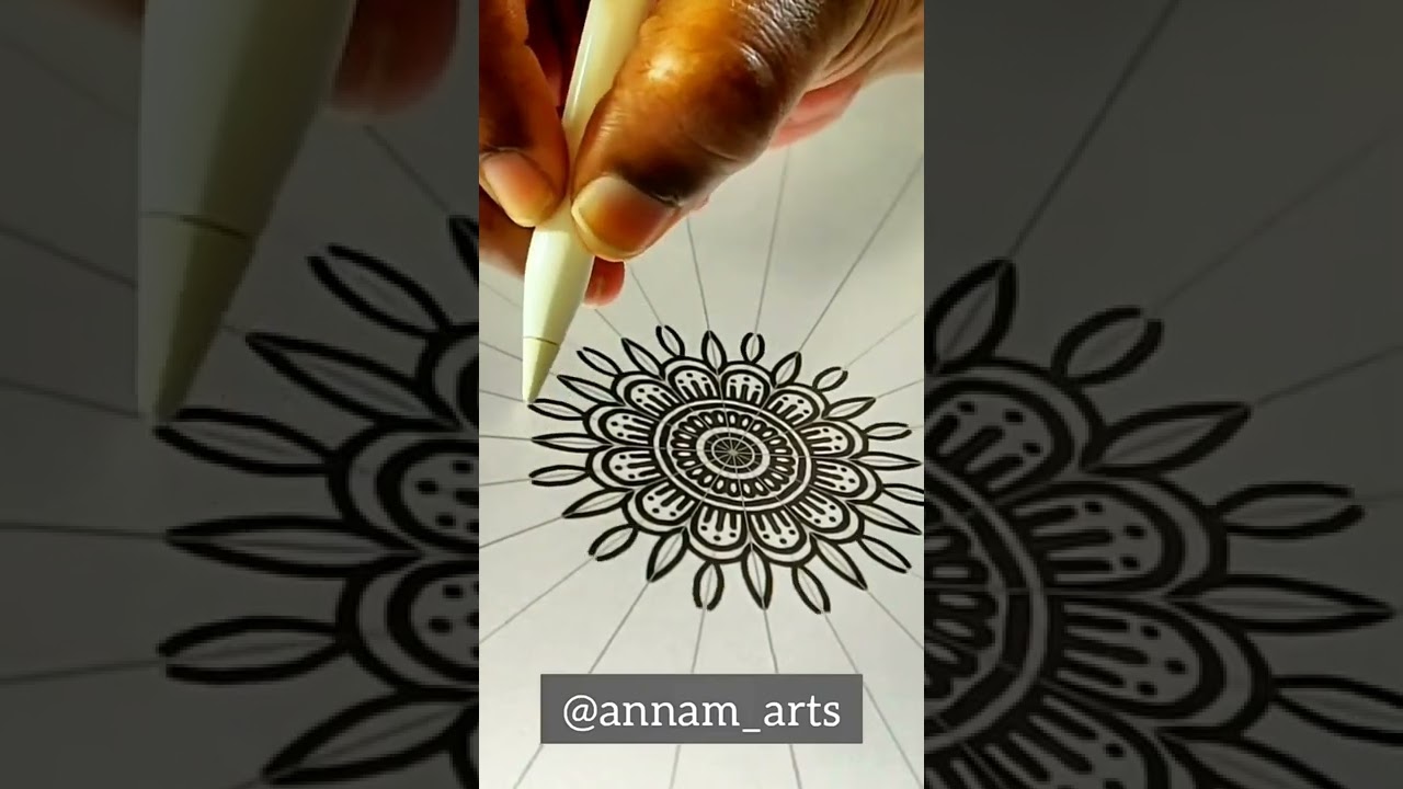 Mandala Center Design - 01 | Amaziograph | iPad Pro | Digital Art | Mandala | Digital Mandala