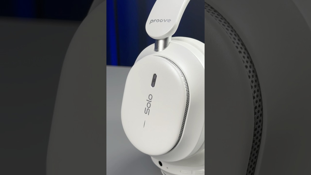 These Are White Proove Solo Wireless Over-Ear Headphones.
