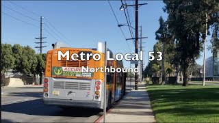 LA Metro Local Bus Route 53 Northbound