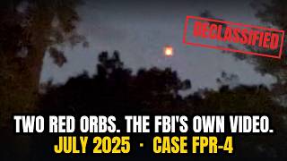 The FBI's Own Video of Two Red Orbs Over a Backyard - Case FPR-4
