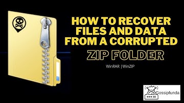 How to recover data and files from a Corrupted ZIP Folder: Simple Solution