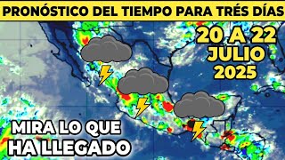 Get ready! 🔴 Look, something big is coming. The weather for the next three days.