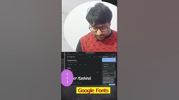 Google Fonts In CSS | #shorts