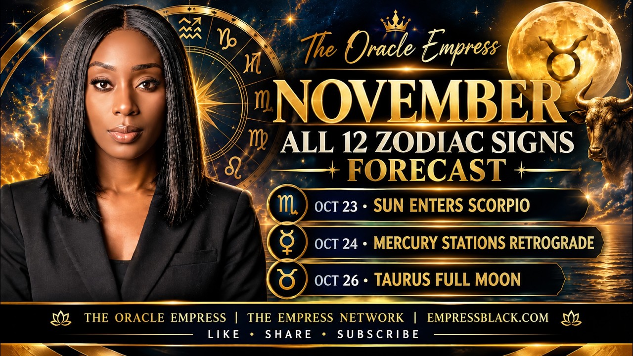🦂November All 12 Zodiac Signs Forecast ♏Scorpio Season ⏪Mercury Retrograde 🌝Taurus Full Moon| Part 1