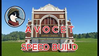 Building a turn of the century Cinema facade | Planet Coaster 2 Speedbuild screenshot 4