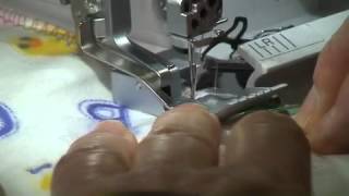 Blanket stitch with your serger!