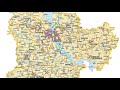 Докладна детальна карта Київської області Україна