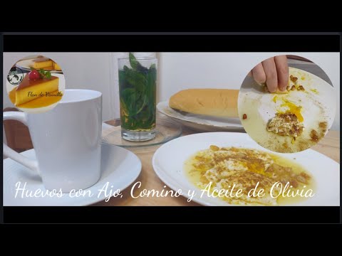 Receta -  2 huevos con ajo | Comino y aceite de Olivia -