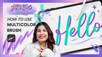 How to Use a Multicolor Brush - Best Procreate Brushes for Hand Lettering 🕵️‍♀️🖋️