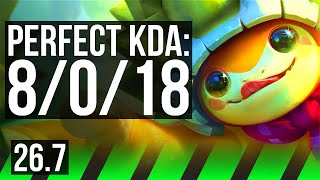 RAMMUS vs VIEGO (JGL) | Perfect KDA: 8/0/18 | KR Master | 26.7