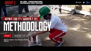 ASTM C 138 | Test for Weight Per Cubic Foot, Yield, Air Content (gravimetric) of Concrete