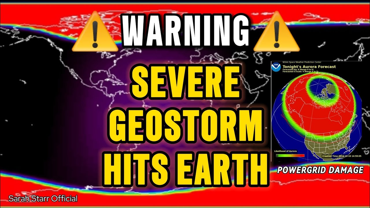 ⚠️WARNING⚠️ Severe Geomagnetic Storm Hits Earth - YouTube