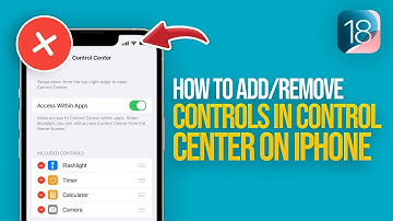 iOS 18: How To Add /Remove Controls In Control Center On iPhone