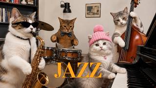 Jazz Cat Club 🎷| let's take a jazz break | Cozy Vintage Jazz | 1 Hour