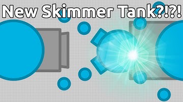 NEW TANK-SKIMMER?!?!| Diep.io Gameplay
