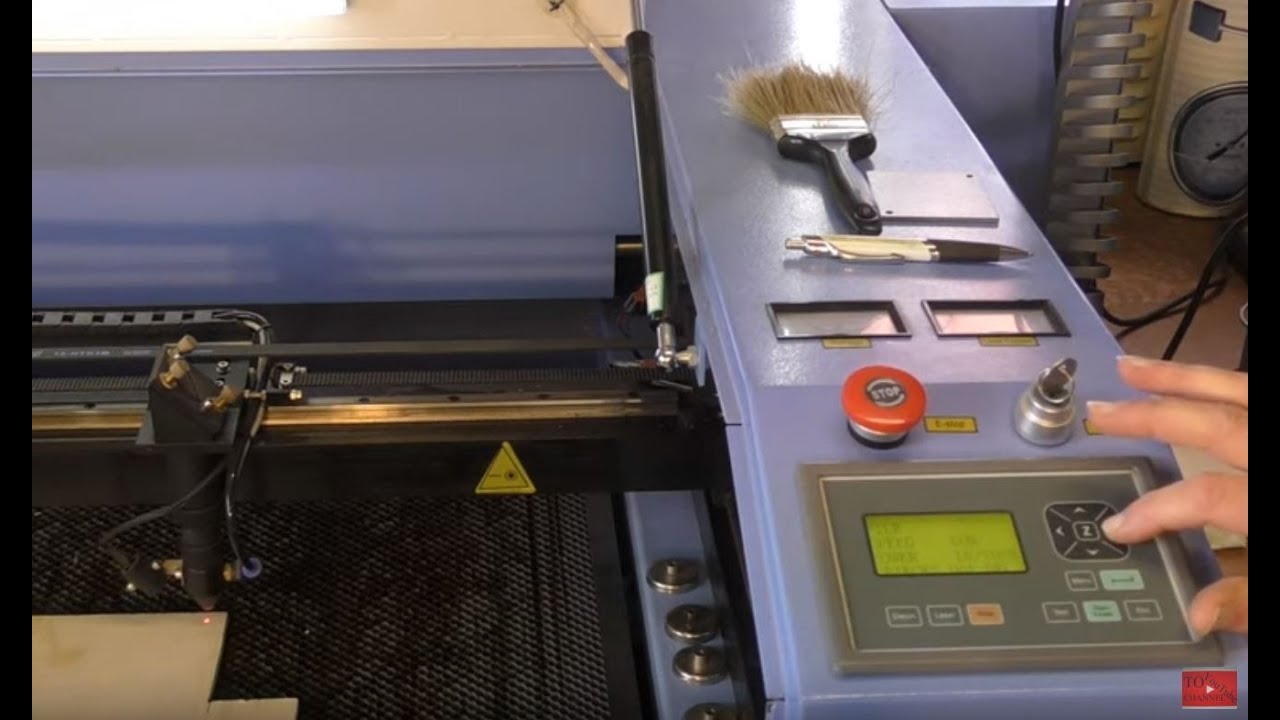 Easy learning, how to use a 100w CO2 Laser, Laser engraving YouTube